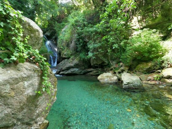 Cascata delle Libellule Blu