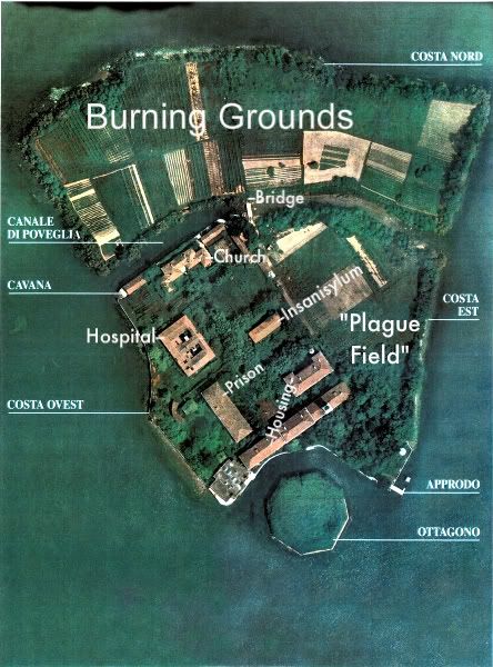 Mappa di Poveglia