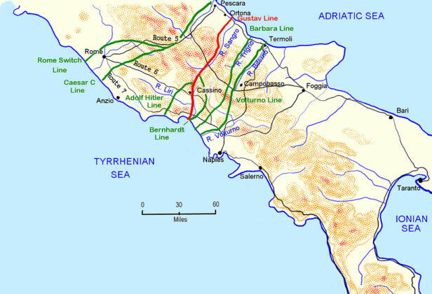 linee difensive dell'italia centrale