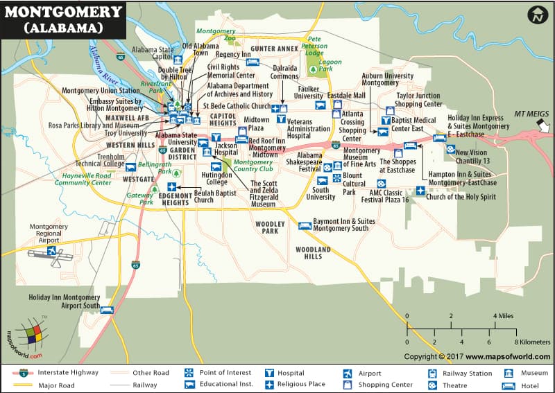 mappa di montgomery