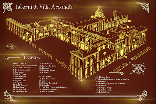 villa arconati mappa