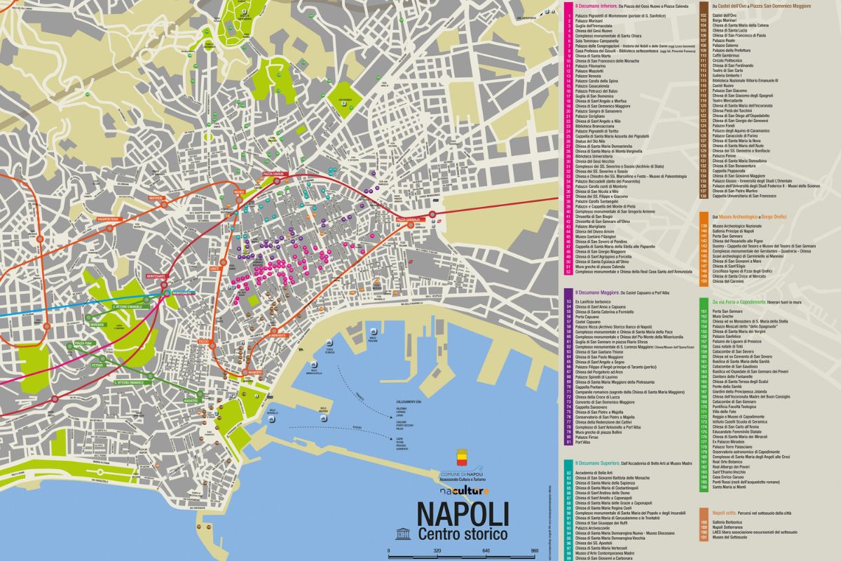 Napoli musei mappa